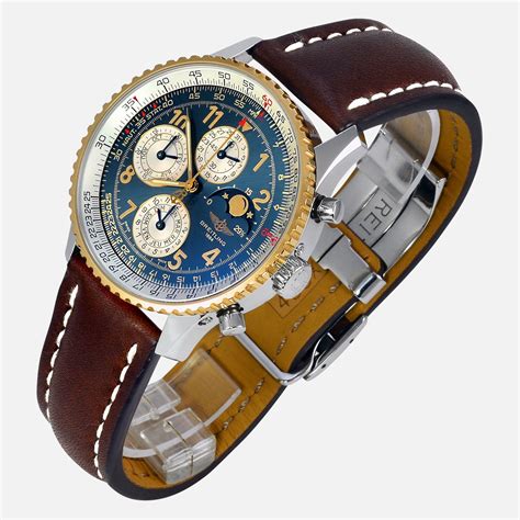 breitling navitimer 1461 gold|Breitling Navitimer gold price.